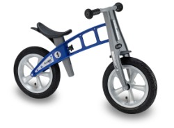 Loopfiets FirstBIKE blauw ongeremd