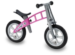 Loopfiets FirstBIKE Pink ongeremd