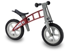 Loopfiets FirstBIKE Rood ongeremd