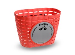 Loopfiets FirstBIKE mandje rood Loopfiets FirstBIKE mandje rood